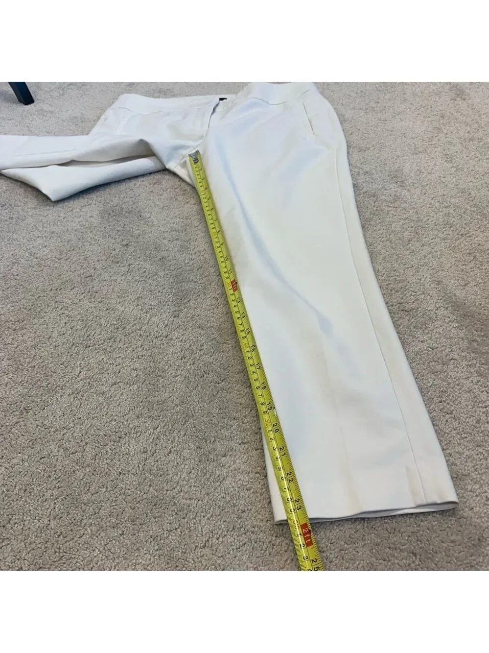 Rw&co ivory white ankle pants Sz 8